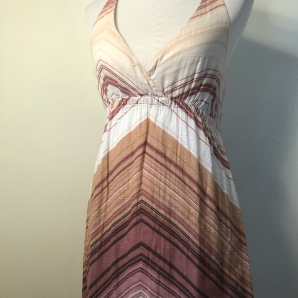 Cotton Tie-Halter Maxi Dress - Picture 3 of 7
